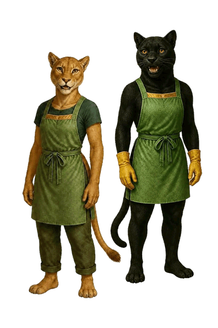 Akna & Zyanya the Mascots